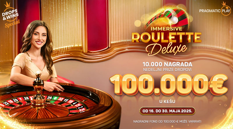 Zavrti Immersive Roulette Deluxe 🎯